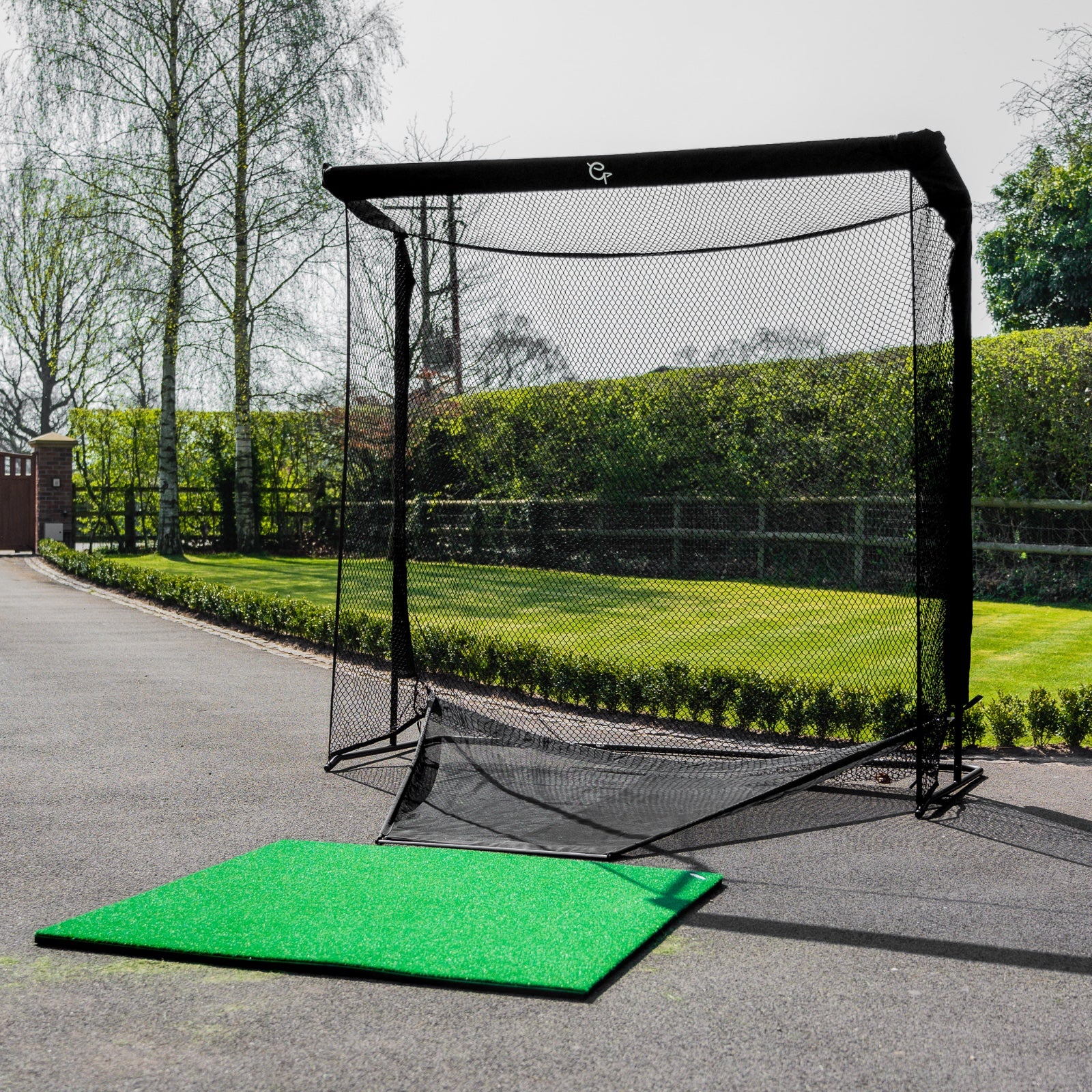 Golfnet Square Eazy Return Net Golf Practice Net Bundle
